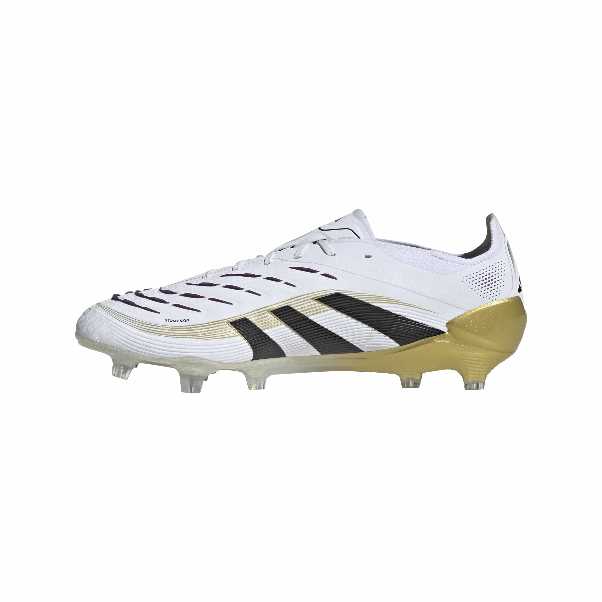 Dry Touch Edge Control adidas Predator Elite FG Firm Ground Soccer Cleat - FTWhite/ CBlack/ Goldmt