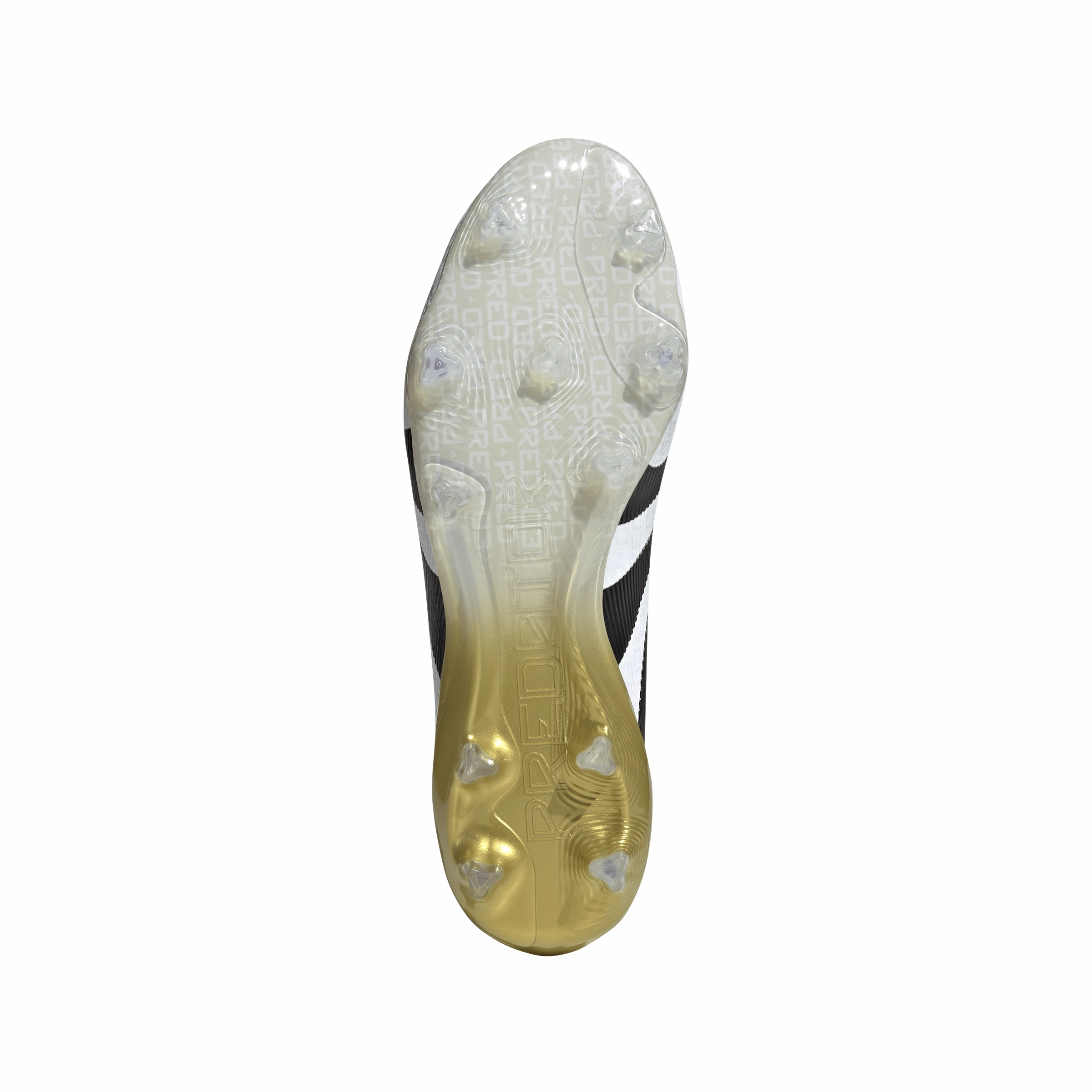 adidas Predator Elite FG Firm Ground Soccer Cleat - FTWhite/ CBlack/ Goldmt Ankle Supporter