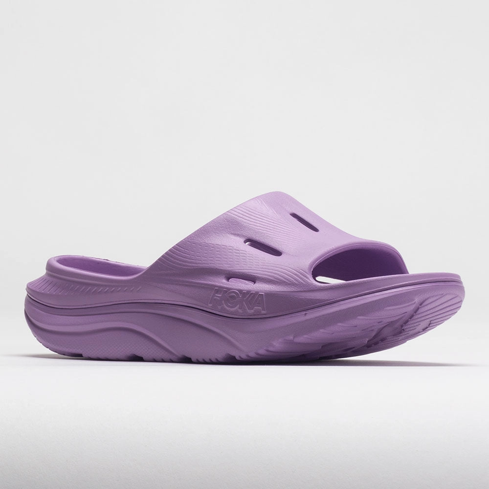 running with a headband HOKA Ora Slide 3 Unisex  Violet Bloom