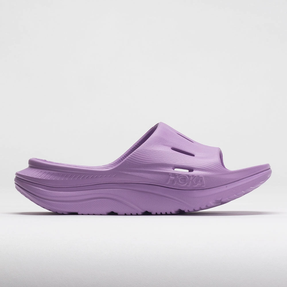 HOKA Ora Slide 3 Unisex  Violet Bloom expedition - running shoes celebrity - endorsed shoes