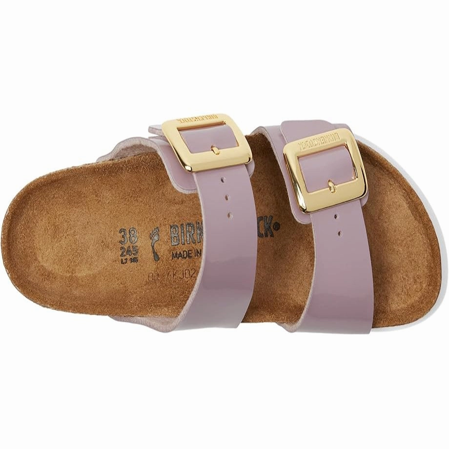 Sydney Luxe Buckle Faded Purple Patent Narrow Functional Footwear