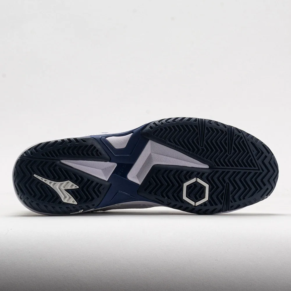 bumpy ride shoe adaptability TextileUpper Diadora Trofeo 2 Pickleball Men's  White/Surf the Web/Blue Corsair