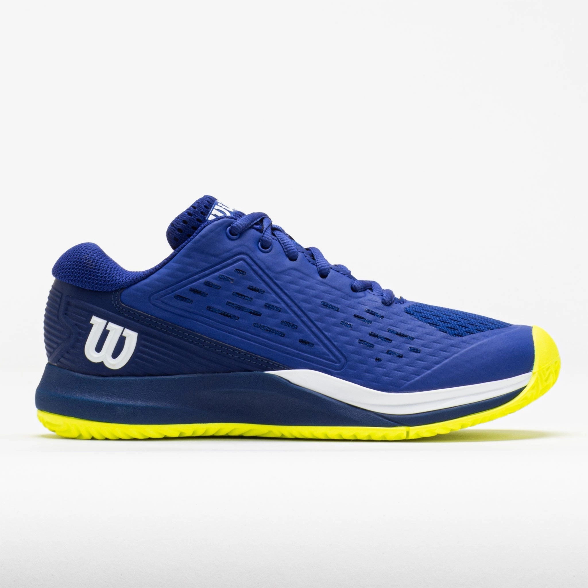 short - term use shoes Wilson Rush Pro Ace Junior  Bluing/Blue Print/Safety Yellow