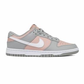 Moisture   Wicking Comfortable Front Women's Nike Dunk Low, Pink Oxford