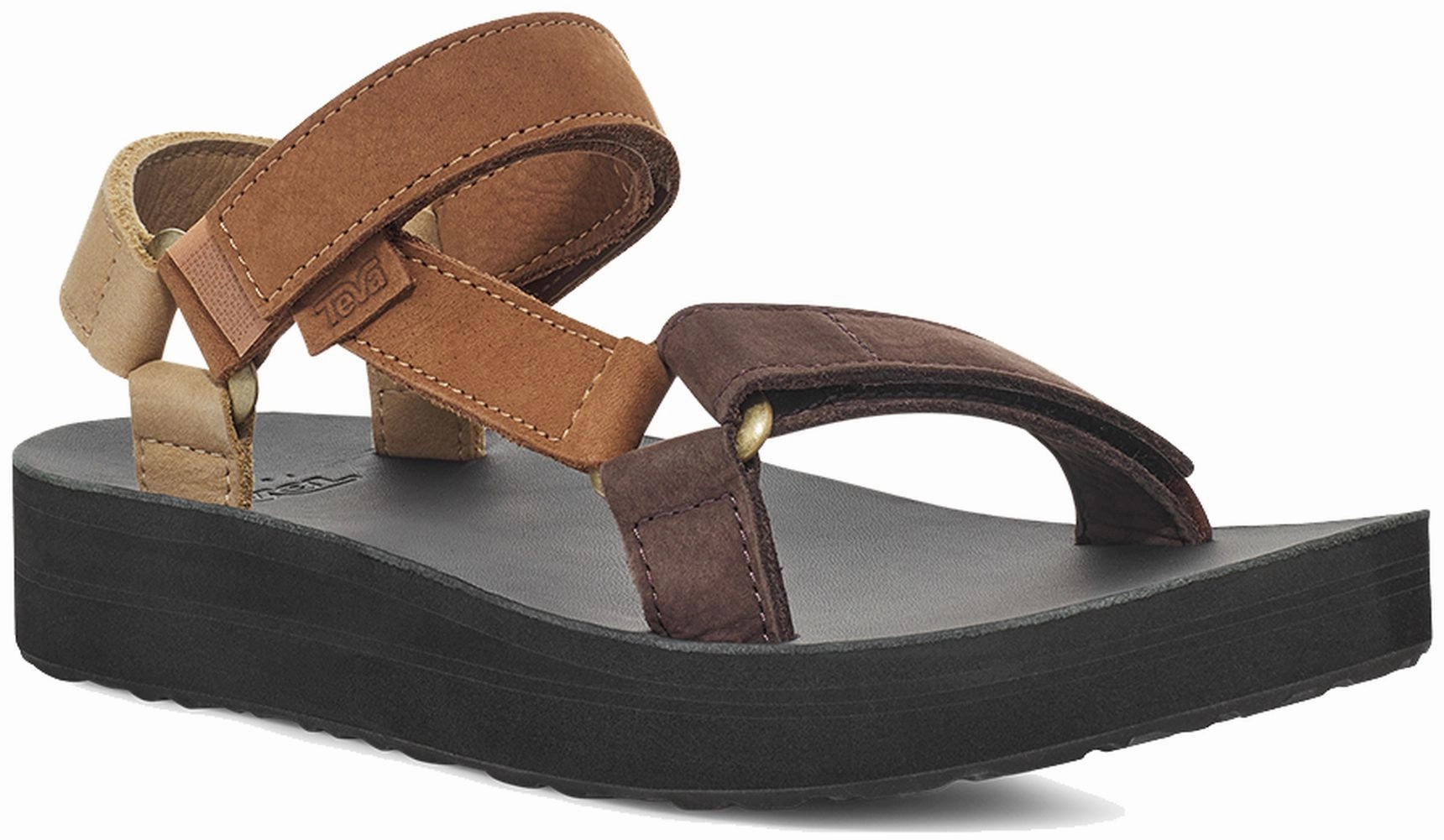 Teva Women's Midform Universal Leather Sandal Flexible Sole Sandal Lining
