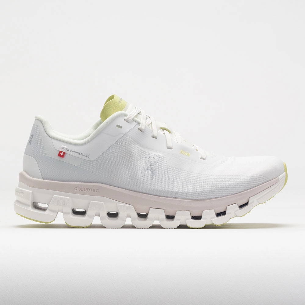 On Cloudflow 4 Women's  White/Sand health - improvement adjustable lacing system