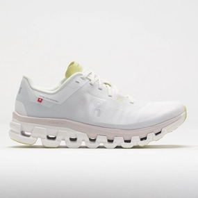 On Cloudflow 4 Women's  White/Sand health - improvement adjustable lacing system