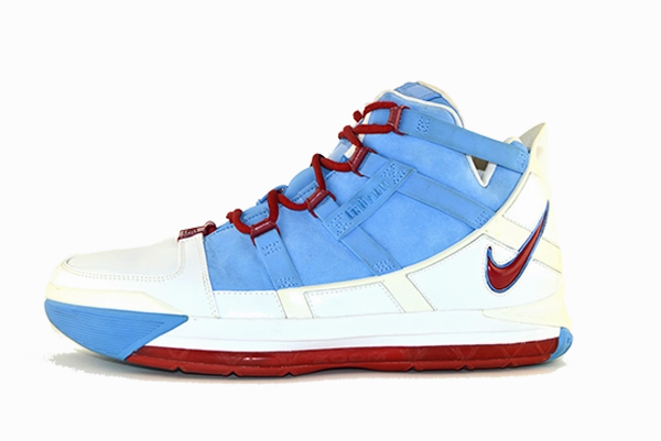 CanvasUpper slim fit Nike LeBron 3 "Oilers" SAMPLE