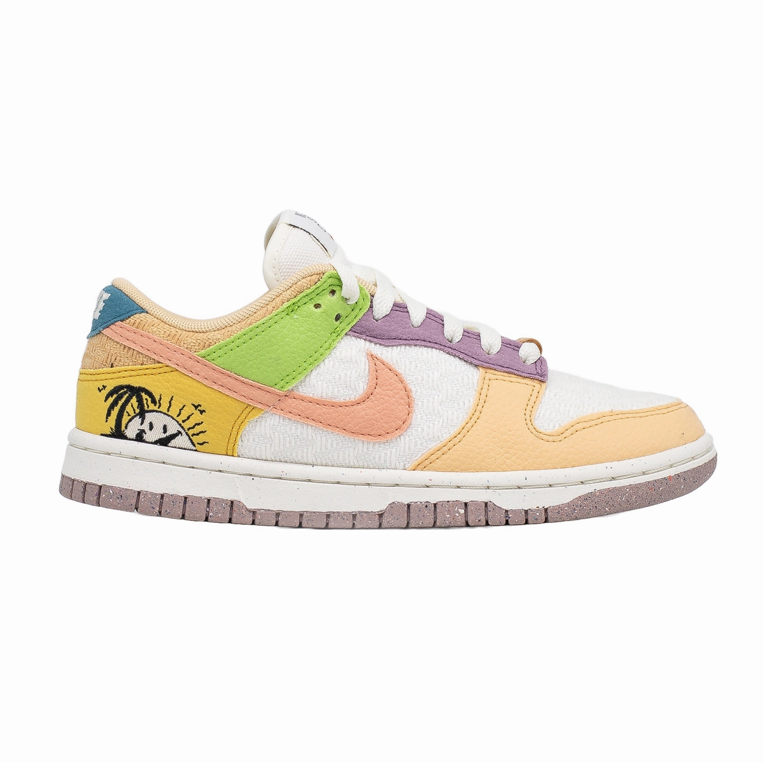 City Hustle Maximum look Women's Nike Dunk Low, SE Sun Club