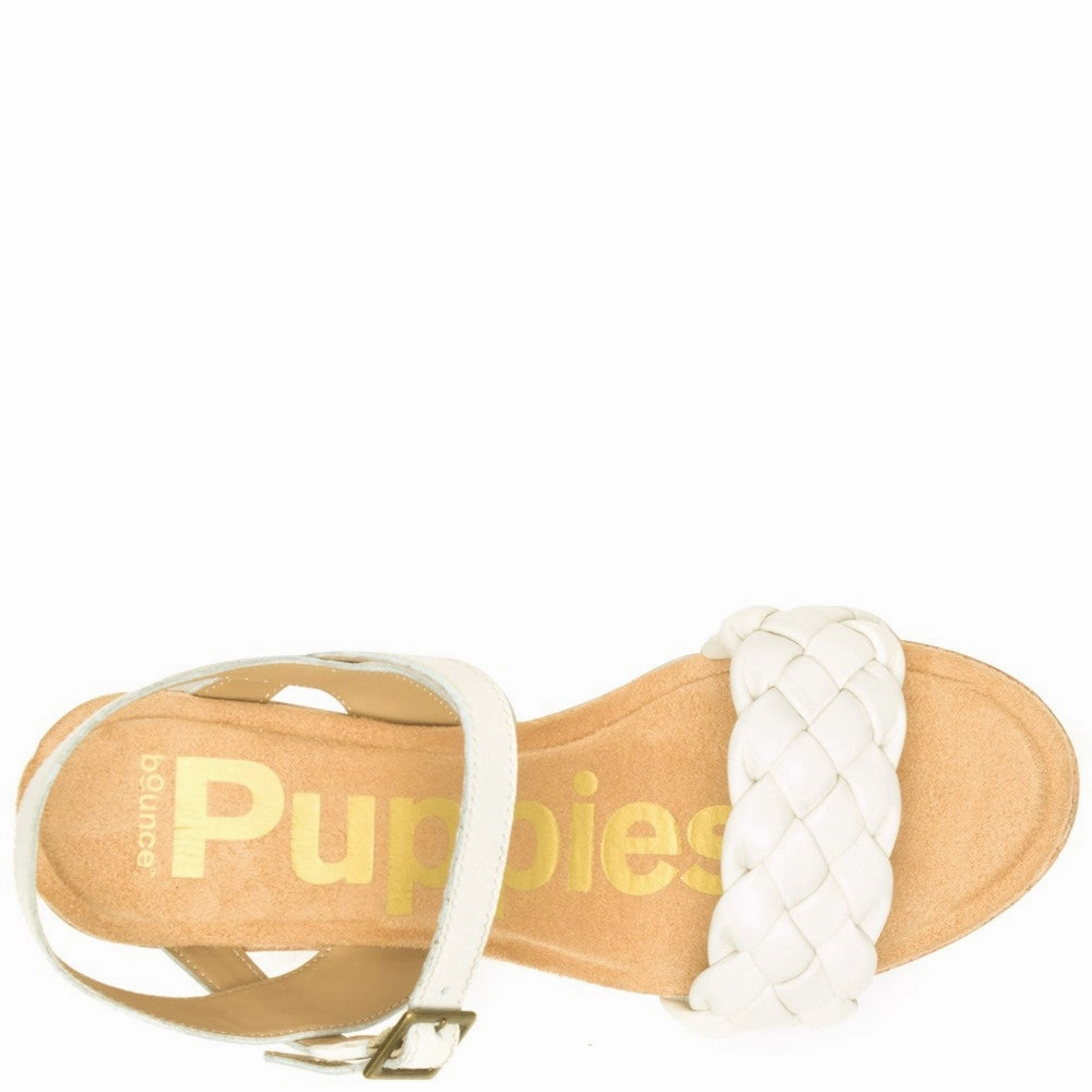 Hush Puppies Poppy Quarter Strap Sandal PU Sole Versatile Footwear