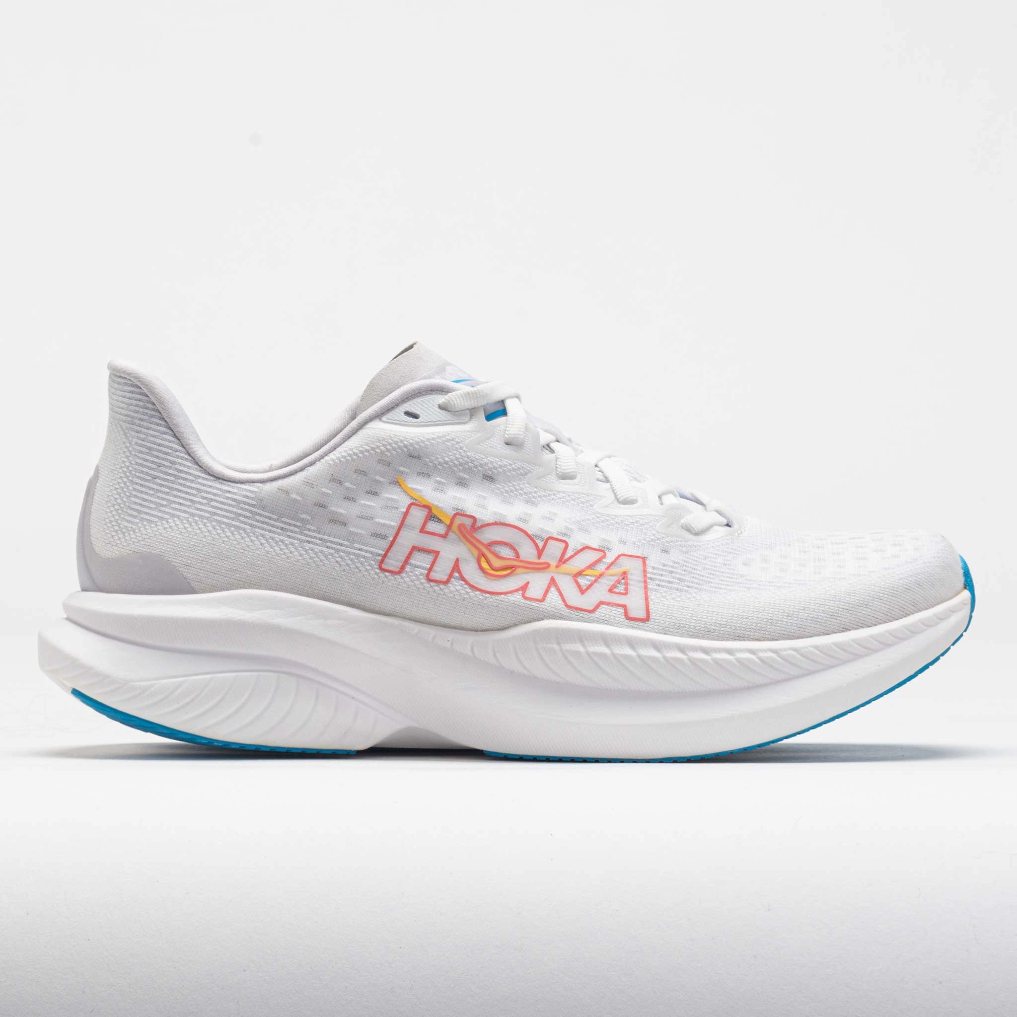 Recreational sports marathon readiness HOKA Mach 6 Women's  White/Nimbus Cloud