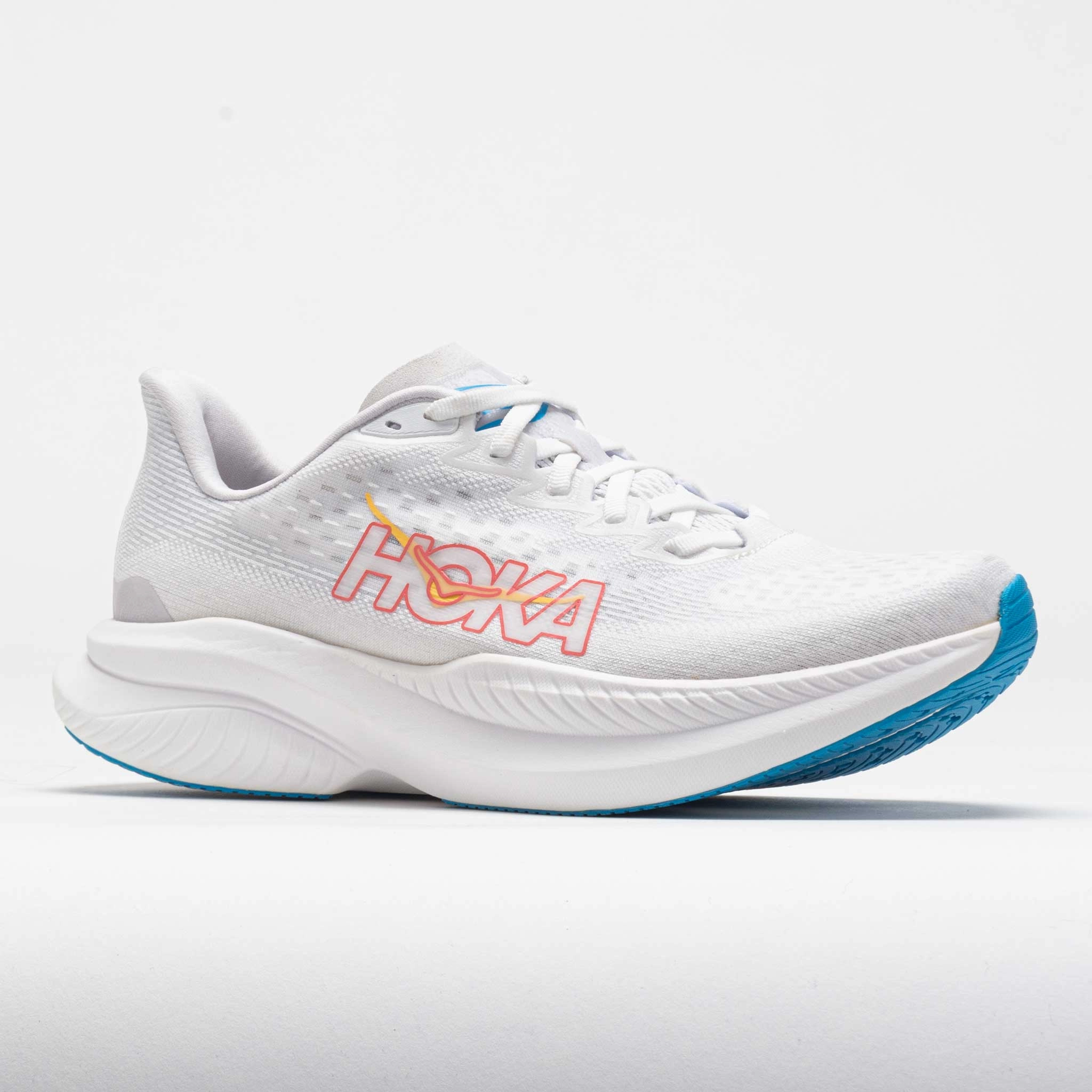 speed - optimized shoes HOKA Mach 6 Women's  White/Nimbus Cloud