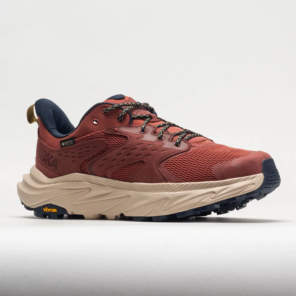 HOKA Anacapa 2 Low GTX Men's  Hot Sauce/Shifting Sand asphalt - surface running shoes adult shoe aesthetics