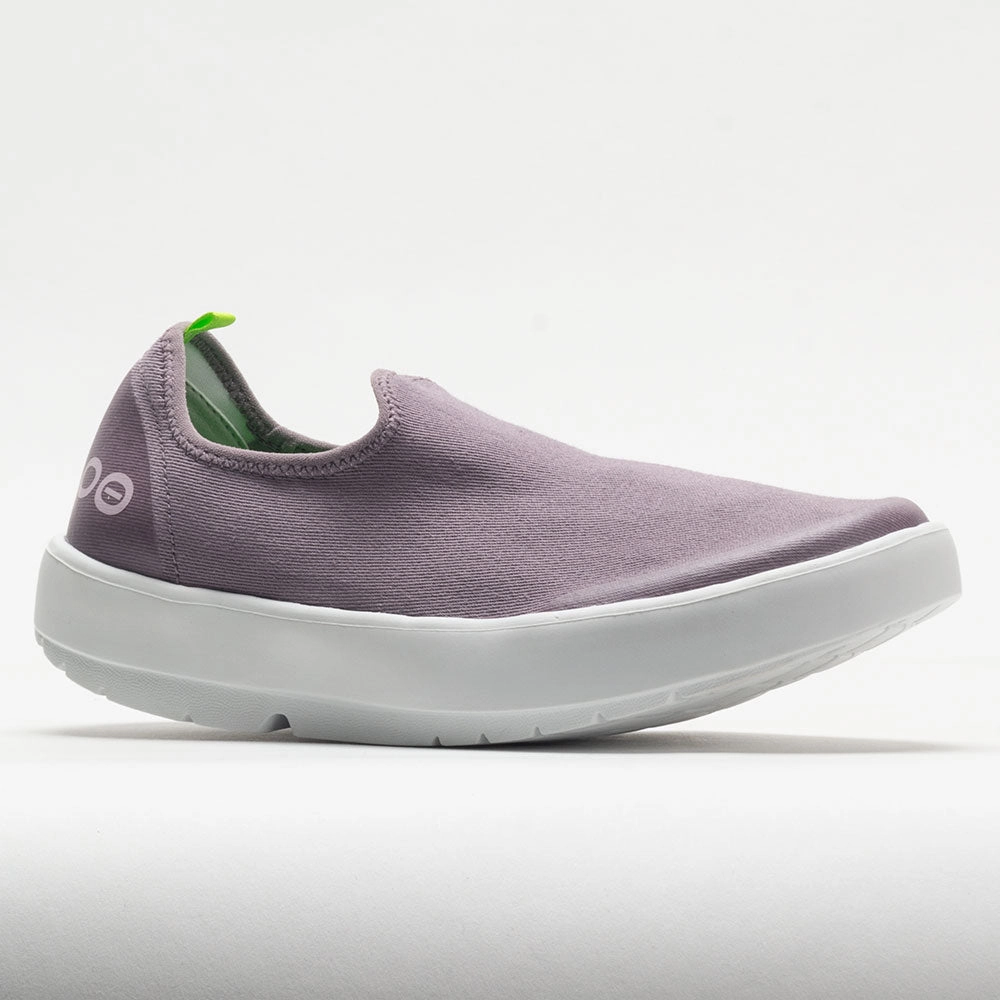 OOFOS OOmg eeZee Women's  White/Mauve adjustable - strap