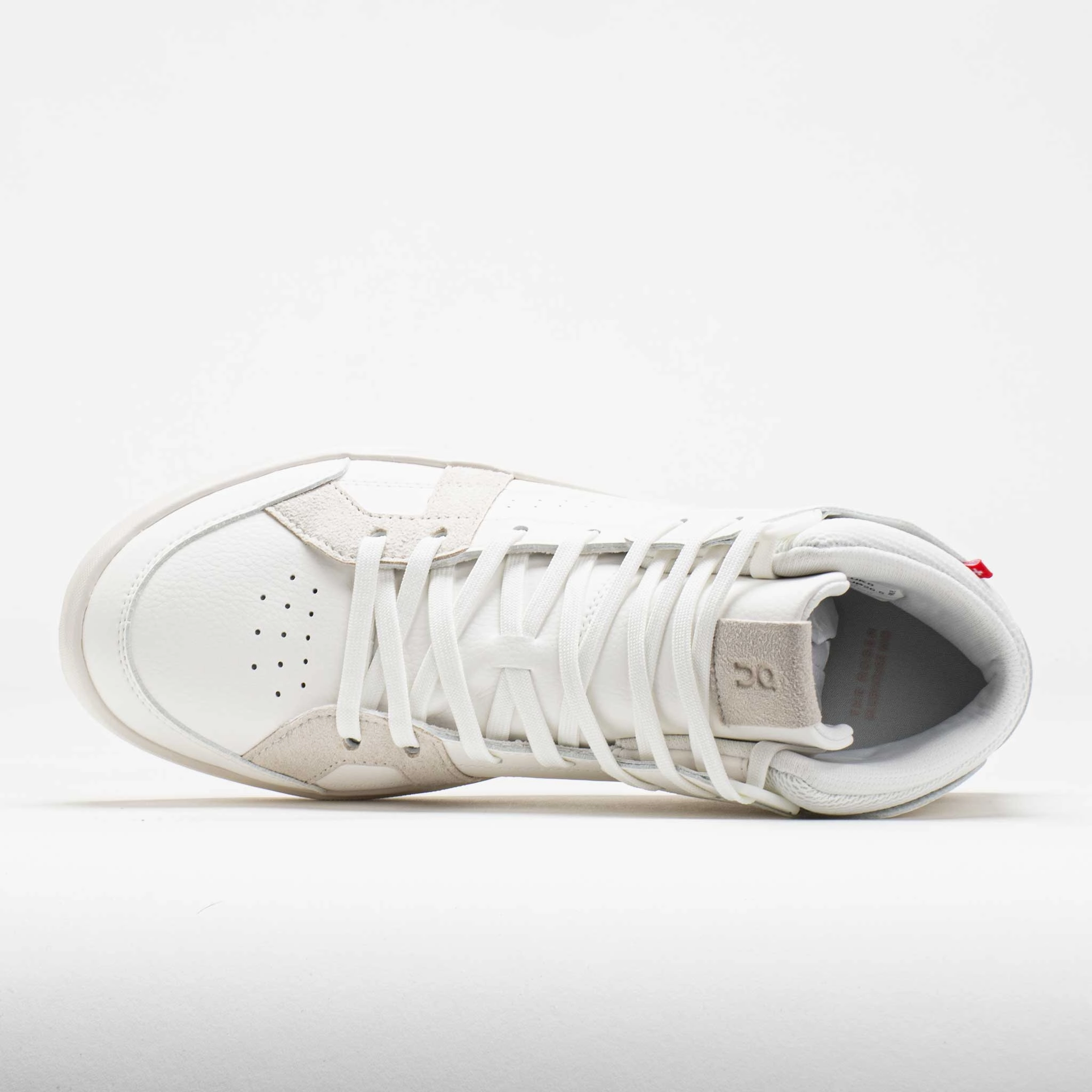 On The Roger Clubhouse Mid 2 Men's  White/Sand lower - back support Moisture-wicking fabric