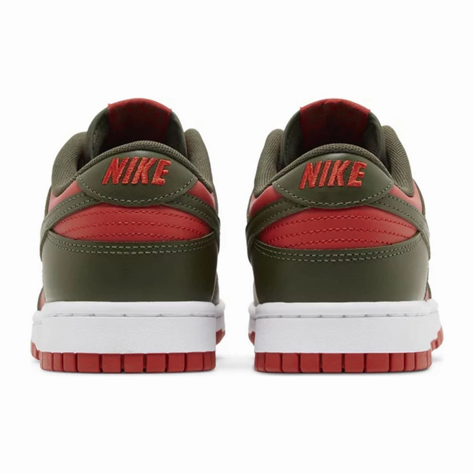 Odor Resistant Technology Nike Dunk Low, Cargo Khaki Mystic Red