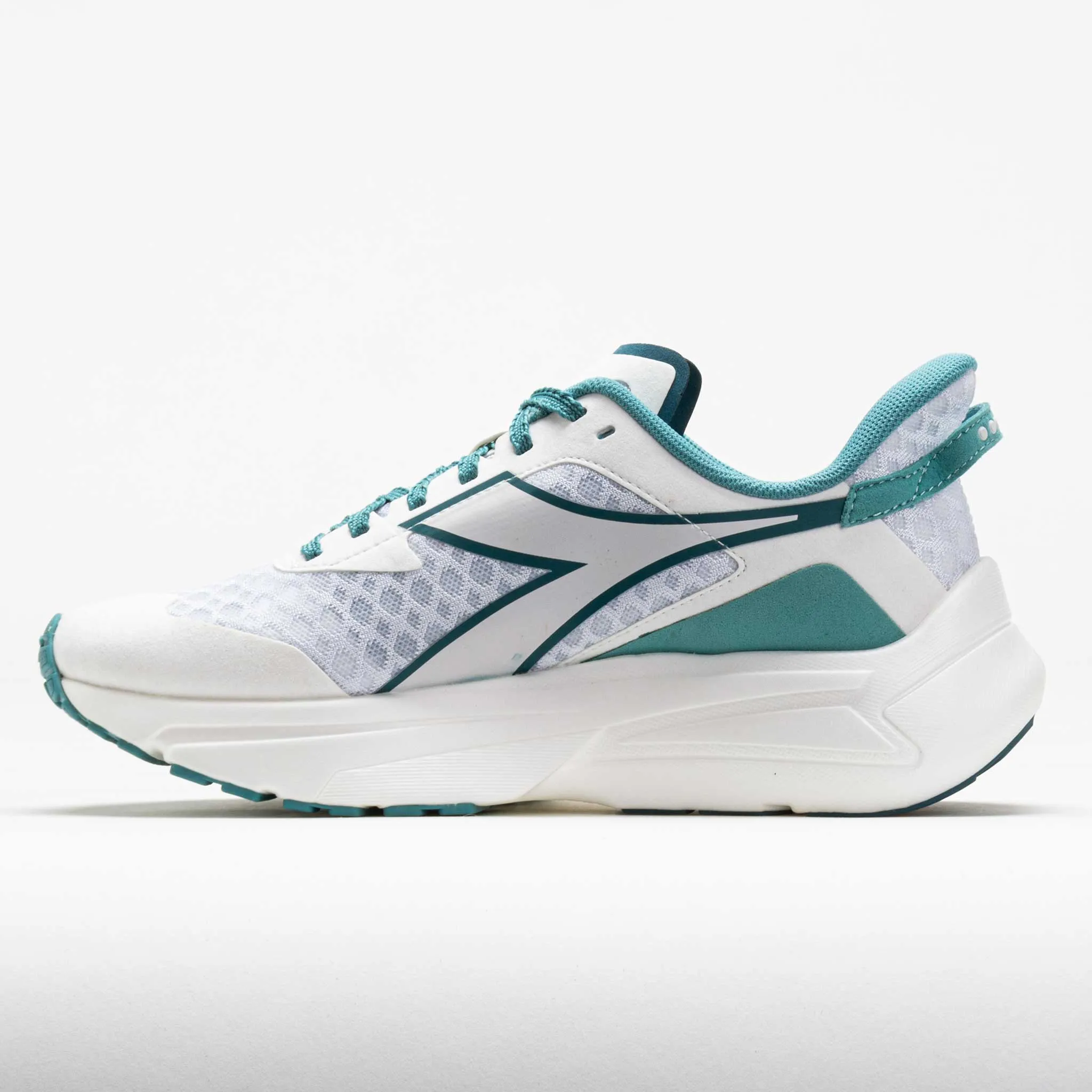 Diadora Frequenza Women's  White/Colonial Blue/Dusty Turquois Mountain running asset running in amateur tracks shoes