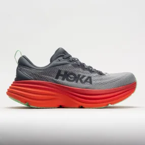 hill running shoe capacity HOKA Bondi 8 Men's  Castlerock/Flame