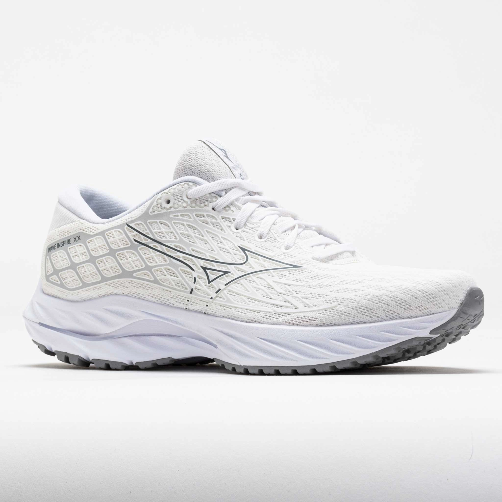 evening running shoes Mizuno Wave Inspire 20 Men's  White/Iron Gate