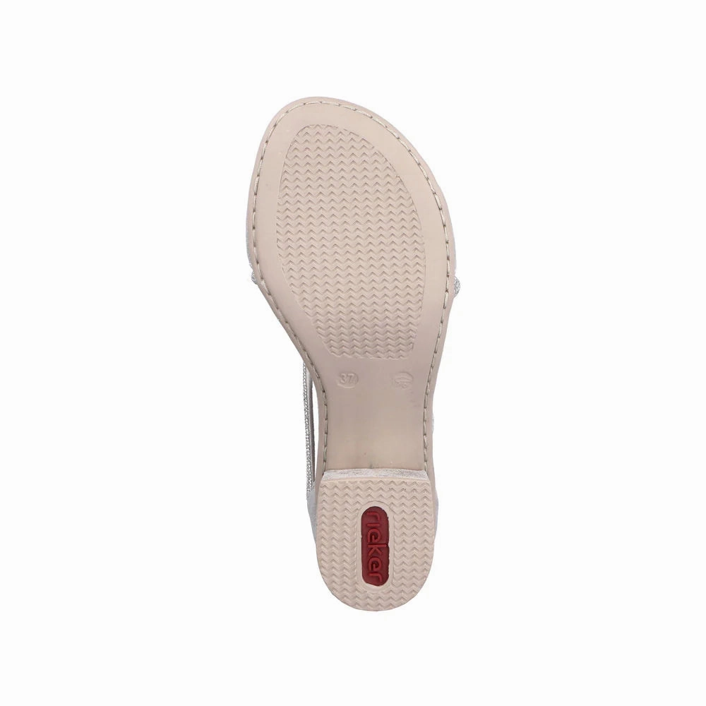 64654-40 Dress Ankle Strap Silver Classic Design