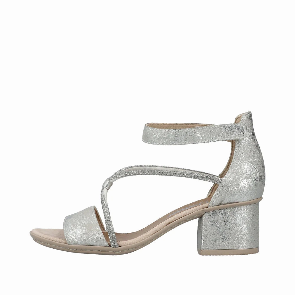 UV Protection 64654-40 Dress Ankle Strap Silver