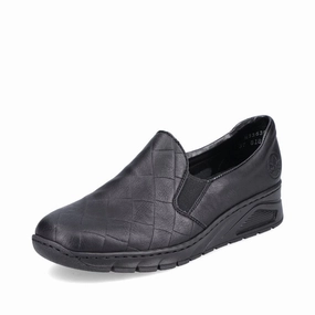 N3363-00 Black Slip On Neat Lines