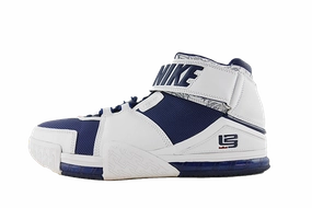 Nike LeBron 2 "White/Navy" Retro