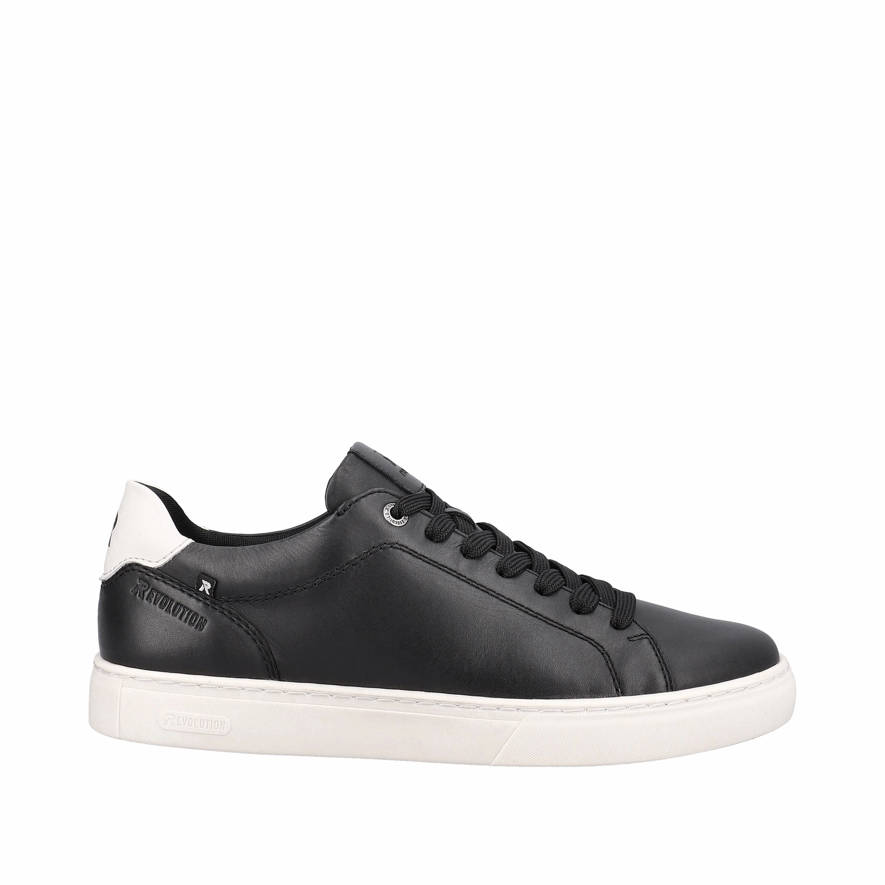 U0700-01 Black Lace Up Sneaker Eco Friendly