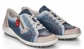 Practical Fit Airport Run R1427-12 Blue Multi Lace