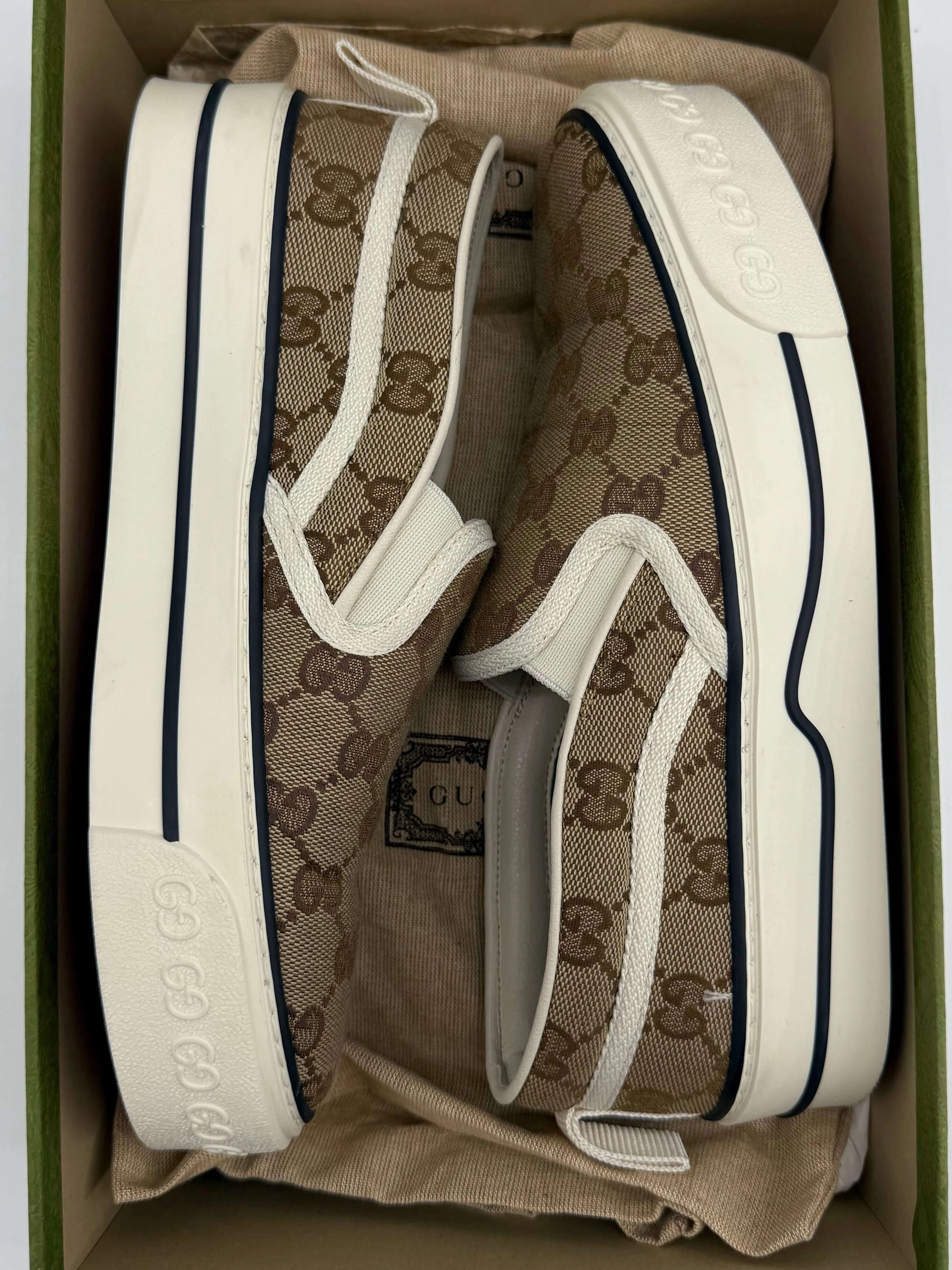 Easy Comfort Heel Cup Stability Gucci Women's Tennis 1977 Slip-On Sneakers