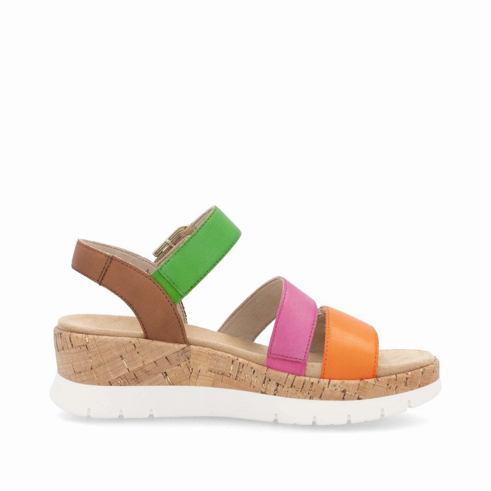 D2P50-90 Fuchsia Multi Velcro Three Strap Relax Mode