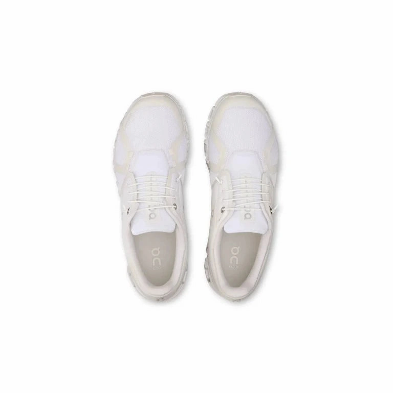 Women's ON Cloud 6 White/White casual outing Coastal Mood