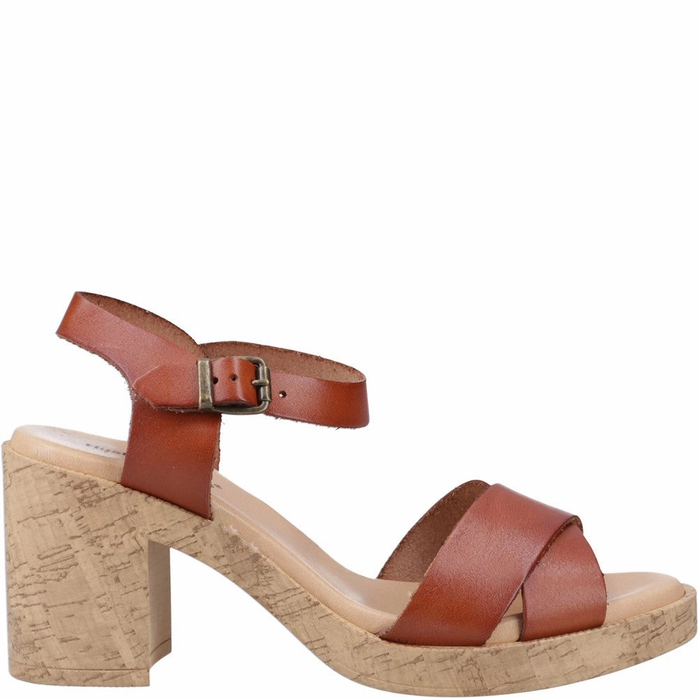 Hush Puppies Georgia Cork Sandals Wood Path