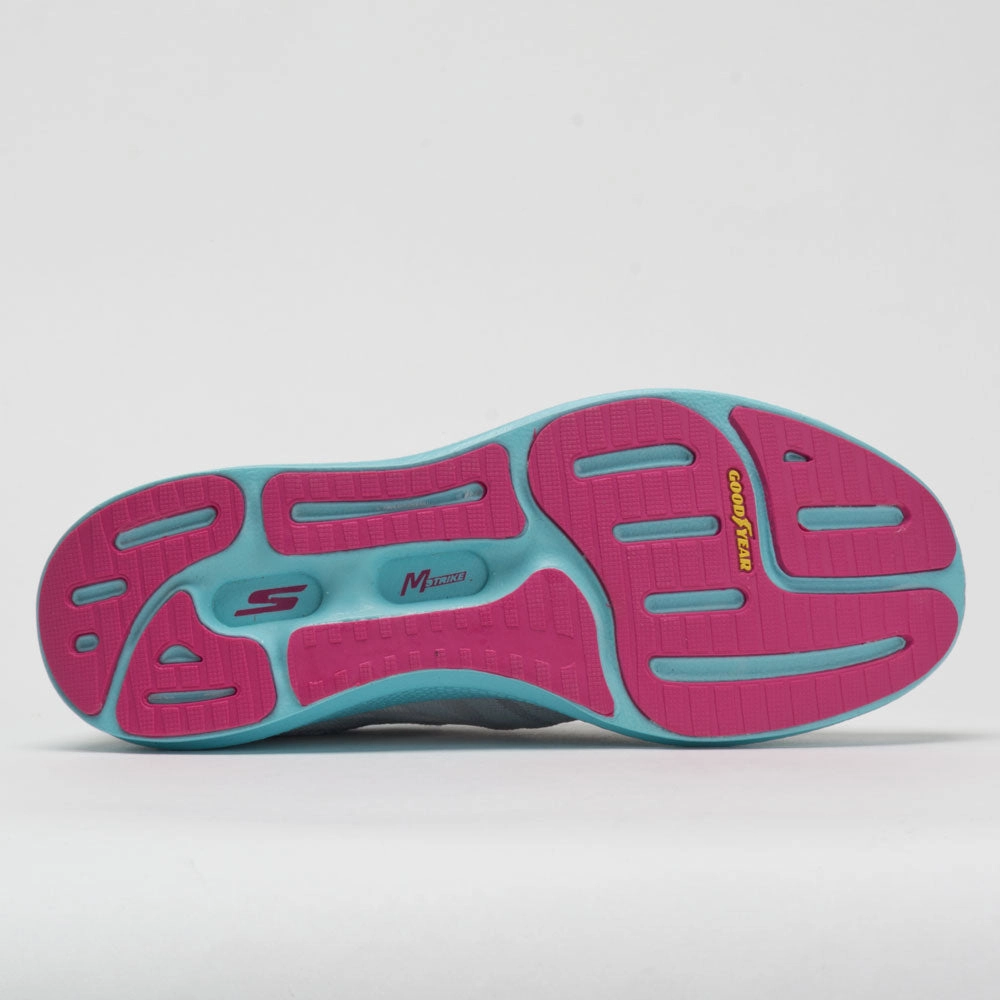 plyometric - training Skechers GOrun Razor  Women's  Gray/Aqua/Hot Pink