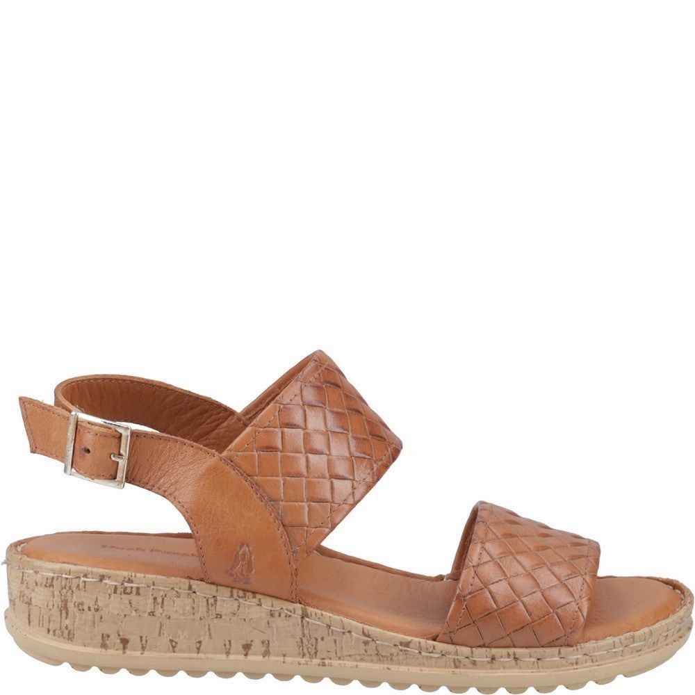 Hush Puppies Ebony Woven Sandal On The Run Stable Move