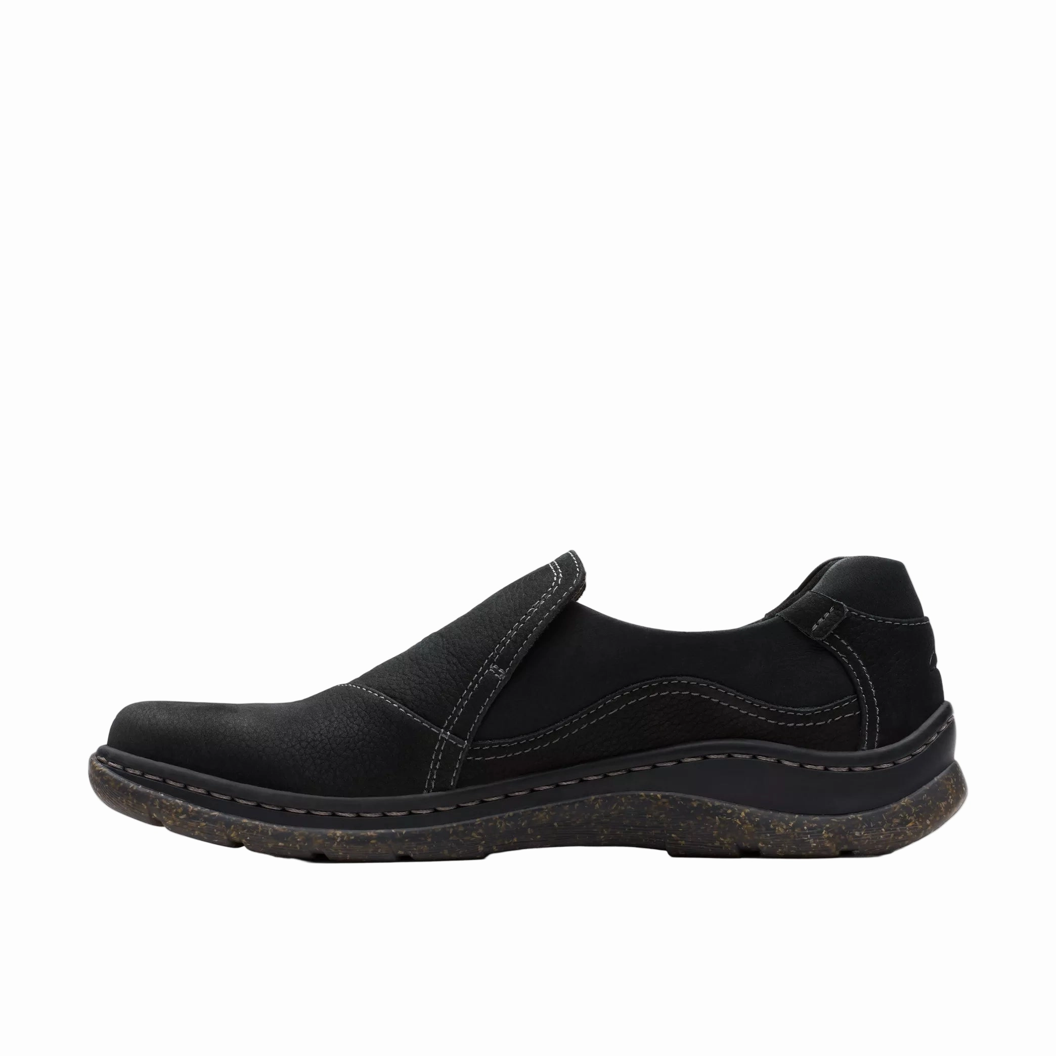 Women's Orlene Slip Black Leather Everyday Routine Derby Style