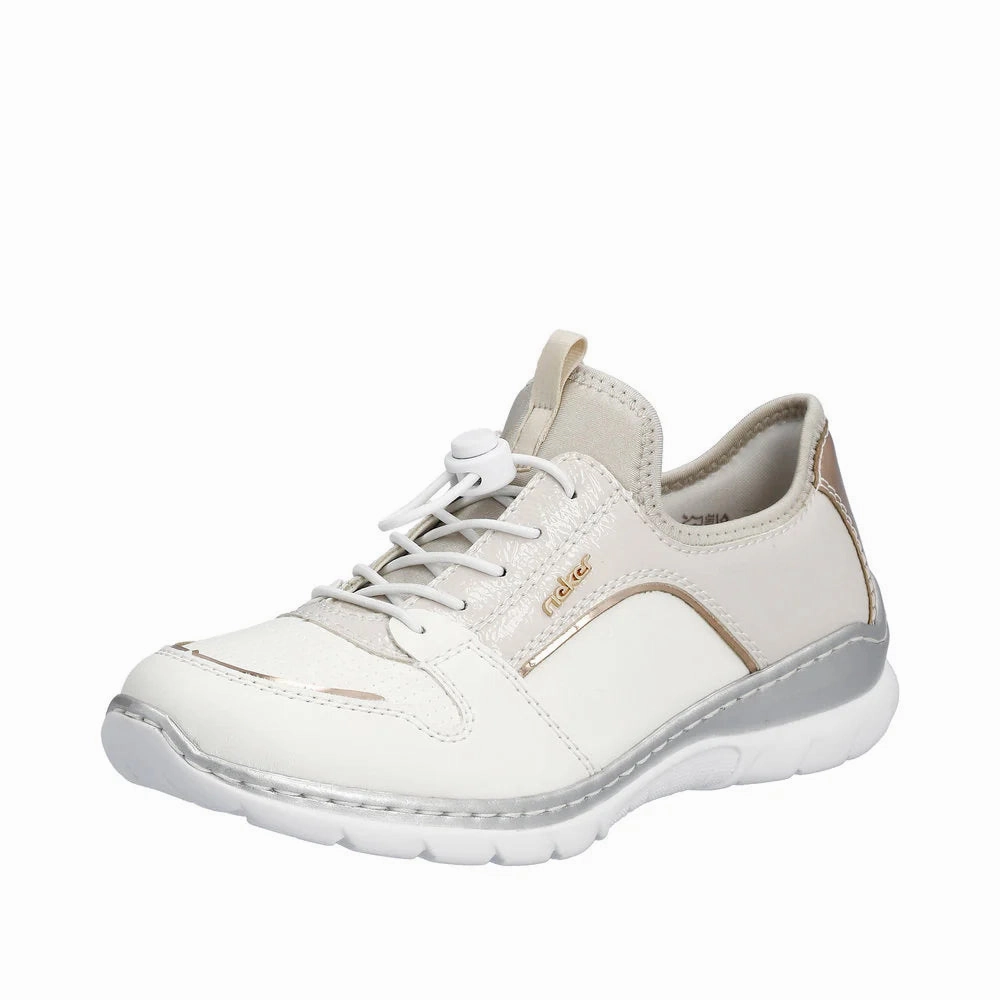 Shoe Game L3294-80 White/Pearl Bungee Lace