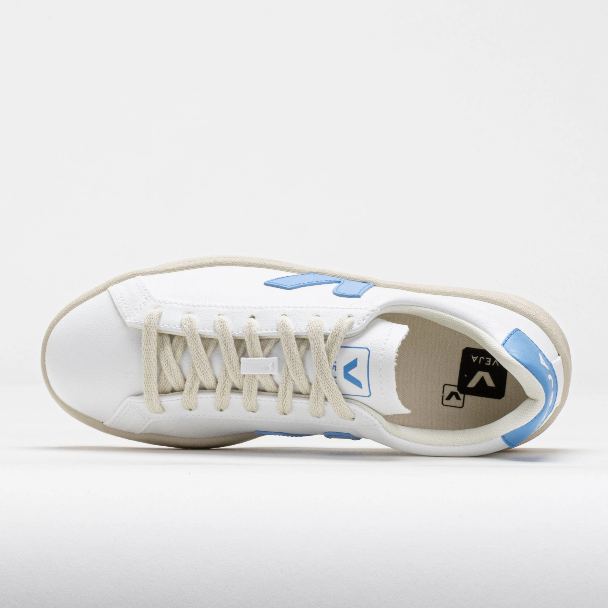 running in a culvert area shoes VEJA Urca Women's  White/Aqua