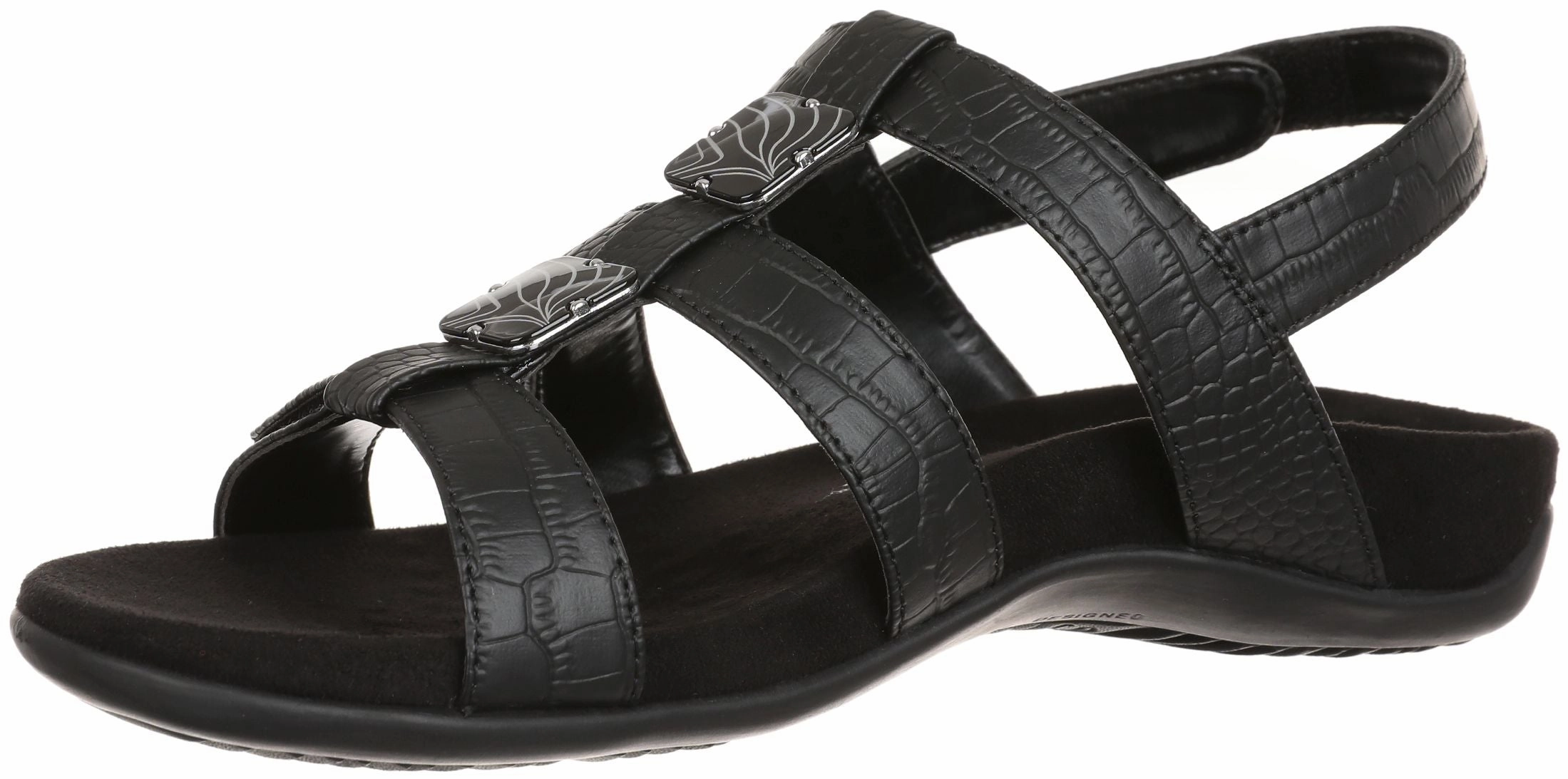 Vionic Women's Amber Adjustable Sandal Shore Style Relaxed Outdoor Footwear