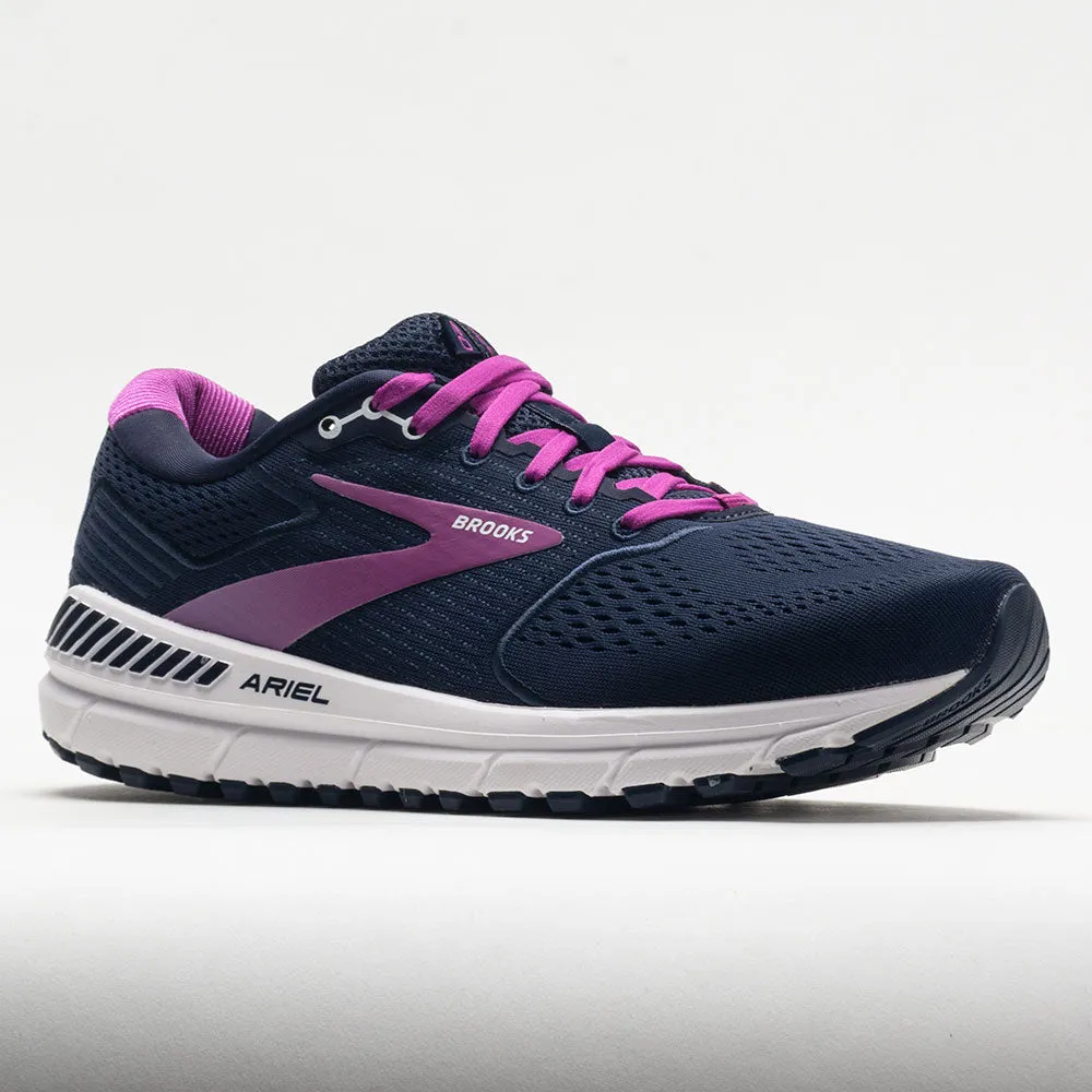 Brooks Ariel 2020 Women's  Peacoat/Vivid Viola/White motion - control - feature shoes synthetic track running wear