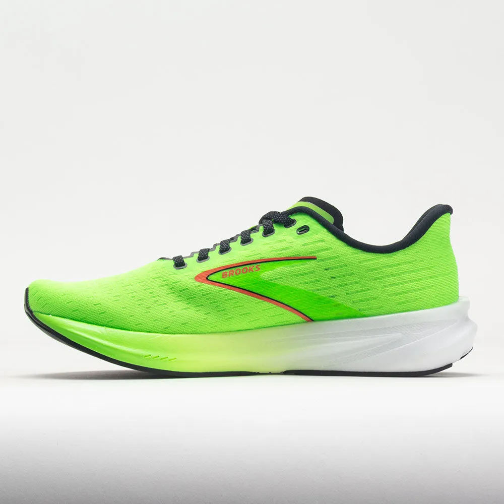 scratch - resistant shoes Brooks Hyperion Men's  Green Gecko/Red Orange/White