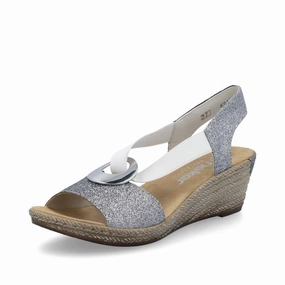 624H6-92 Silver Slip On Airy Feeling