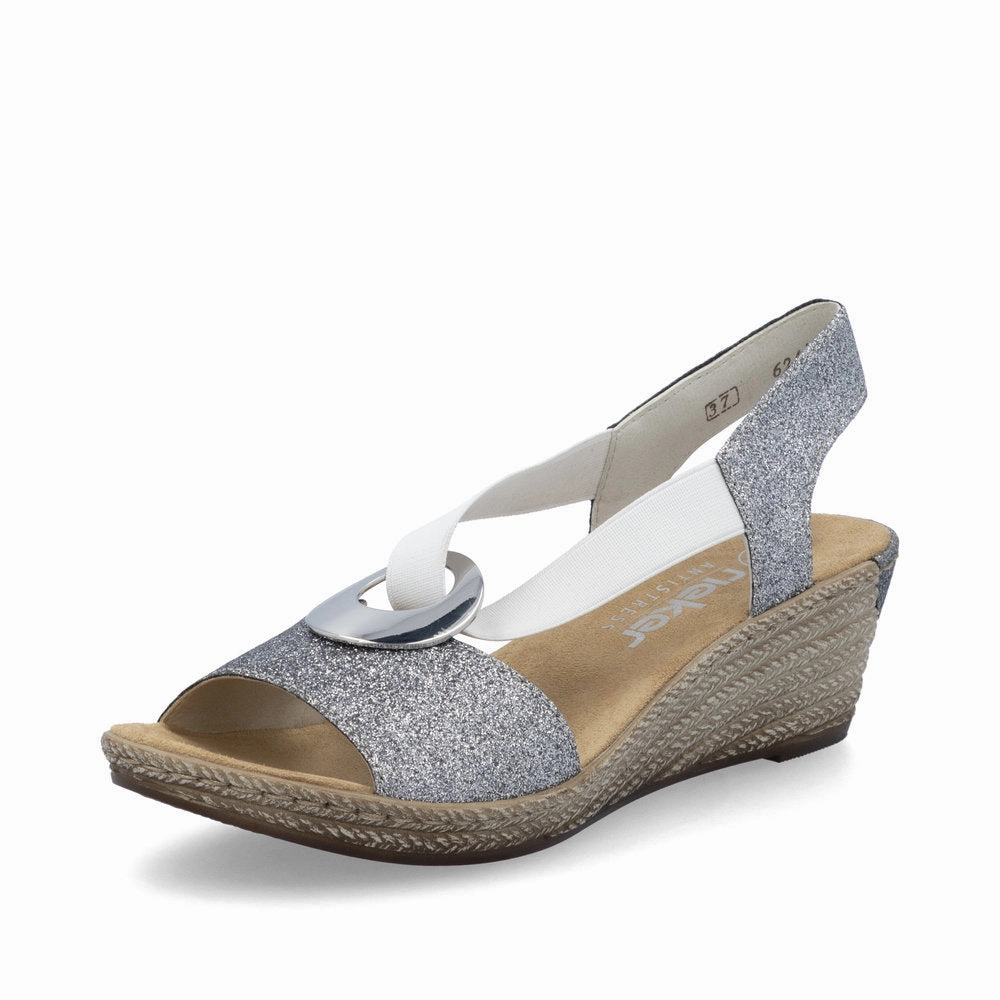 624H6-92 Silver Slip On Airy Feeling