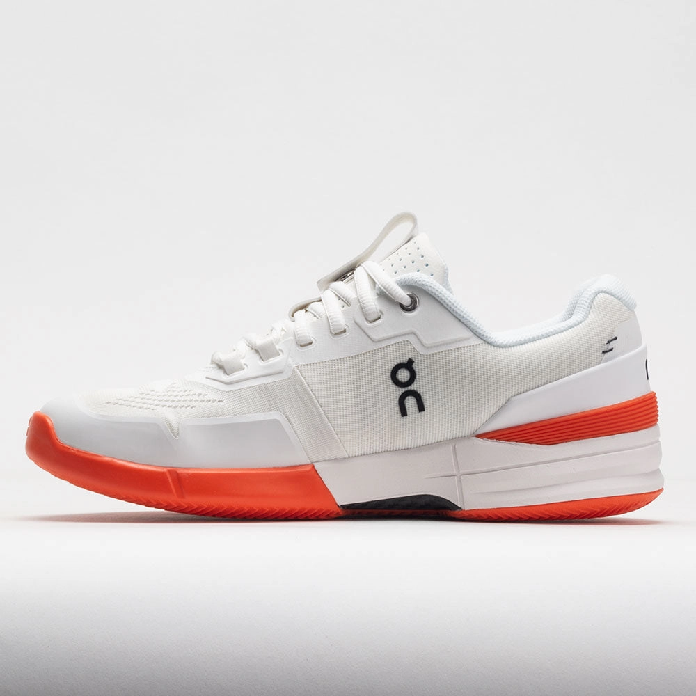 mesh - upper shoes professional runner's shoe option On The Roger Pro Clay Men's  White/Flame