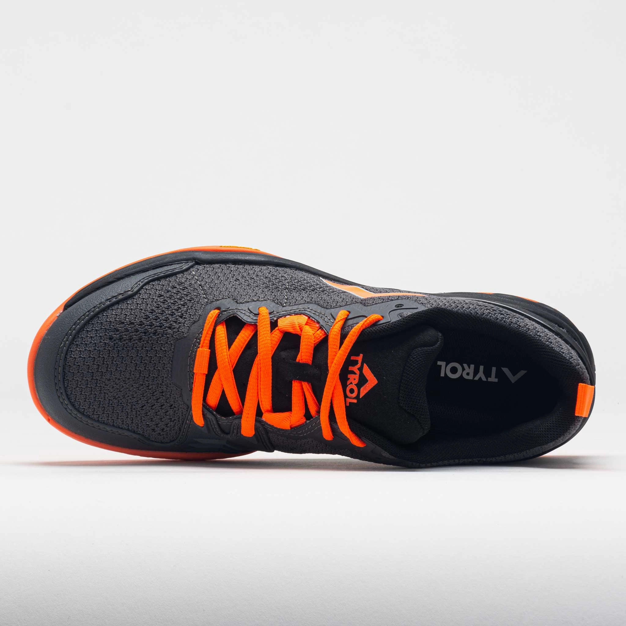 Tyrol Velocity V Men's  Wide Charcoal Grey/Orange cork insole shoes