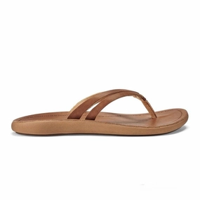 Light Design Relaxing Shoes Women's Kapehe Luana Flip Flop Sandal-Sahara/Sahara