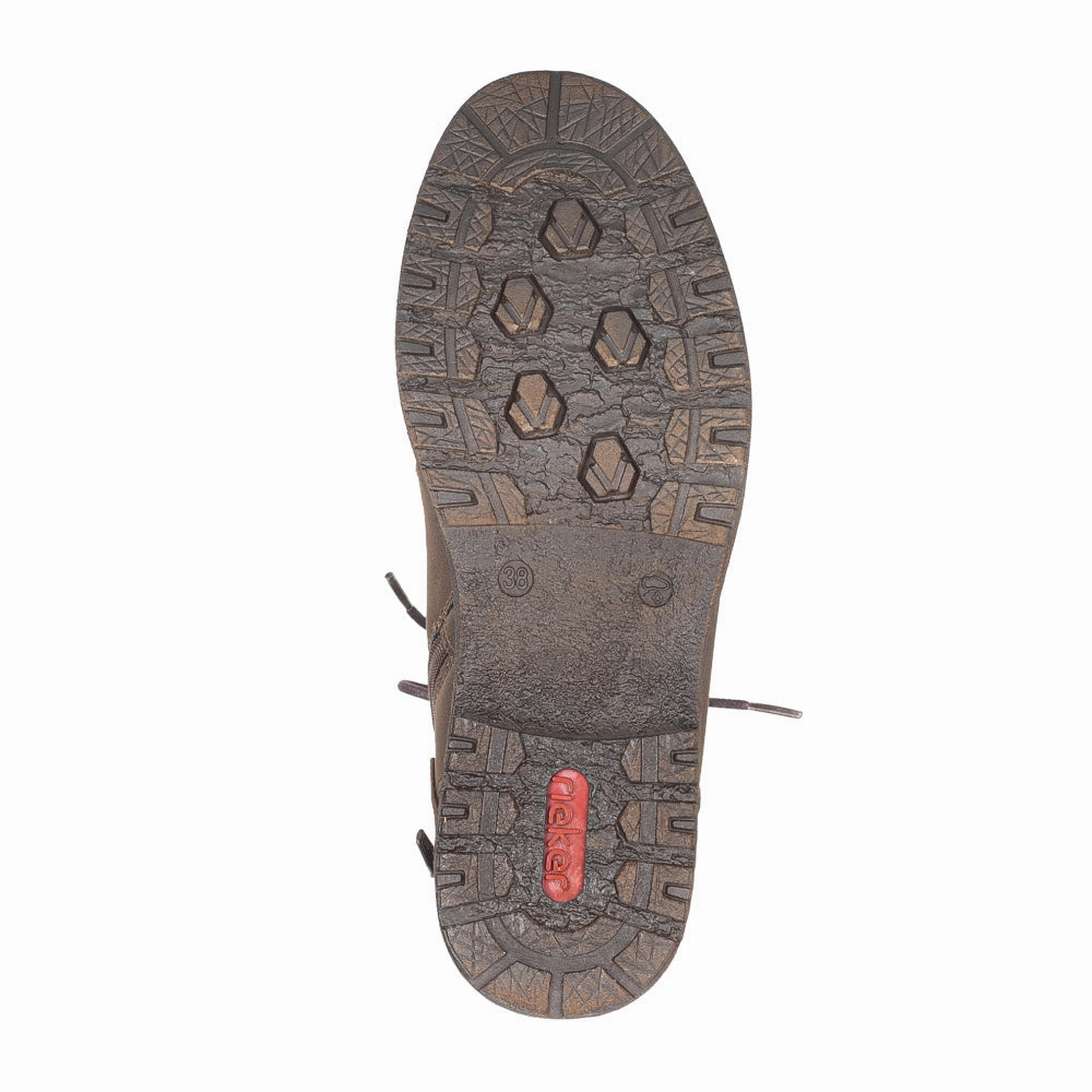 94720-25 Faded Brown Ankle Lace/Zip RTex outdoor chill Coastal Soft