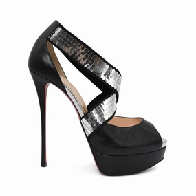 Christian Louboutin 'Xiletta' Platform Heels - Women's 42 Trendy Booties