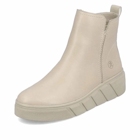 Fashion Accessory W0562-62 Beige Ankle Boot