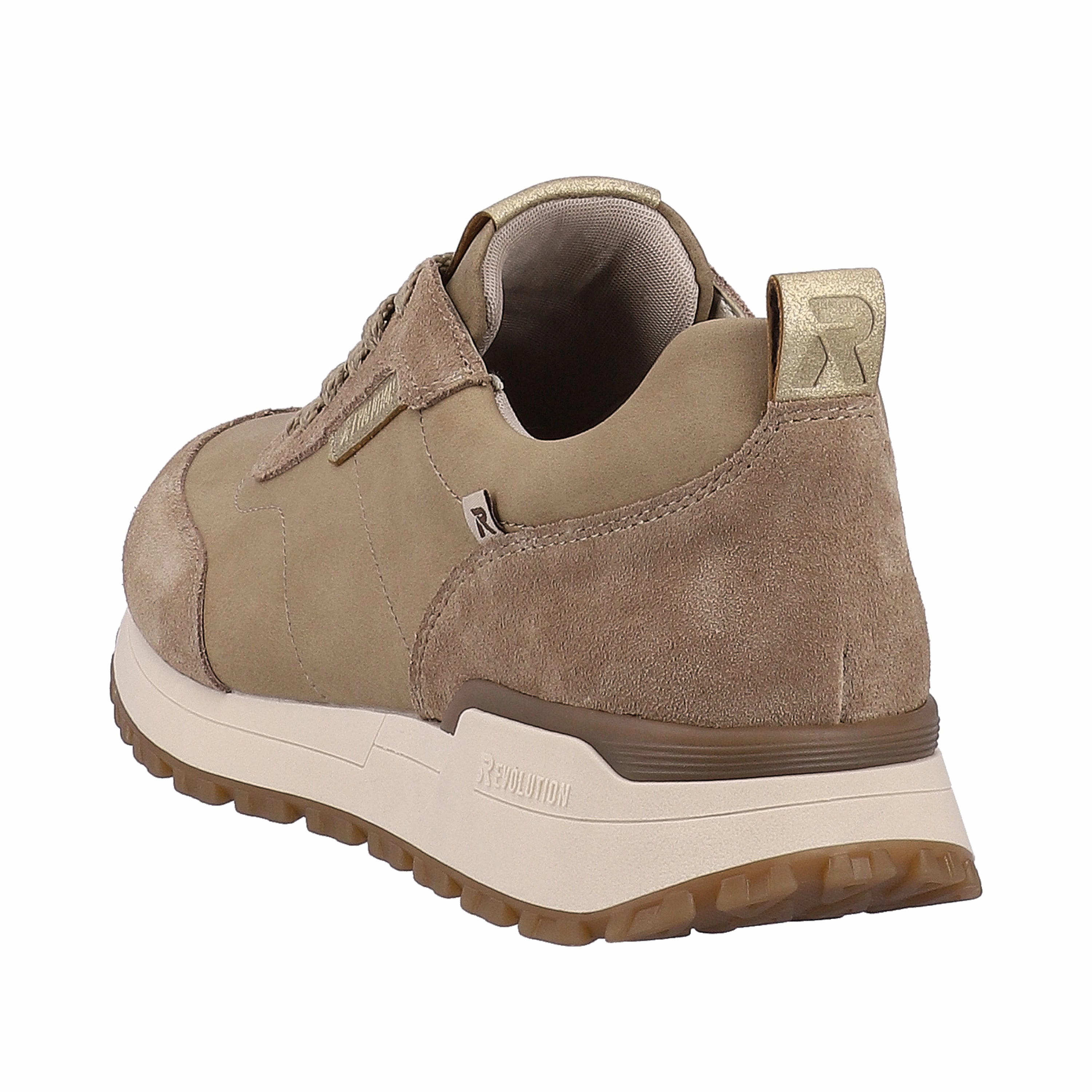 Anti Slip W0603-20 Camel/Ginger Lace Up